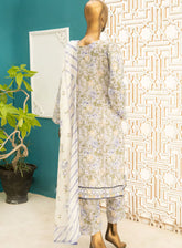 Norah Identic Separates Print Digital Airjet Lawn 3 Piece Unstitched Suit NH24ISV1 D-07